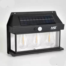 Load image into Gallery viewer, Solar Wall Lights Outdoor Wireless Dusk to Dawn Lights Solar Wall Lantern Fixture 3 Modes & Motion Sensor Waterproof Exterior