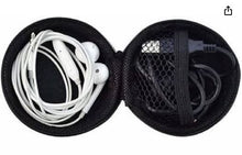 Load image into Gallery viewer, Earphone Headphone Case Pouch Cover Carrying Case for Earphones, Headset, Pen Drives, SD Cards, All Mobile Accessories