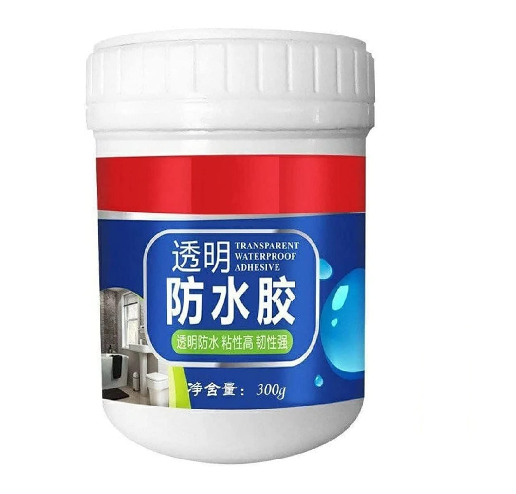 Transparent Waterproof Glue for Roof Leakage Crack Seal Glue 300gm, Crack Seal Agent Roof Water Leakage Solution Transparent Glue Waterproofing (A1 300G)
