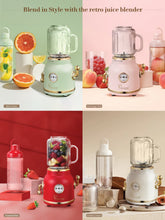 Load image into Gallery viewer, Retro Juicer Blender Kitchen Food Chopper, Meat, Vegetables, Onion Slicer Garlic Slicer Dicer Food Processor with Bowl (portable juicer)
