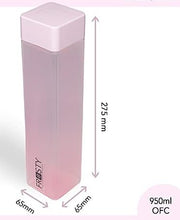 Load image into Gallery viewer, SQUARE Reusable Plastic Fridge Water Bottle/Gift Set/Leak Proof(Set of 6, Multi-Colour)