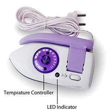 Load image into Gallery viewer, Travel Iron Portable Powerful Variable Temperature Mini Electrical Iron with Foldable Handle, Compact Weight