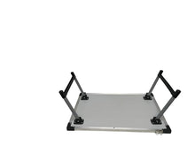 Load image into Gallery viewer, Multi-Purpose White Board Iron Writing Study Table/Laptop Table with Paper Holding Clip (Stainless Steel) (60 X 40 X 24 CM)