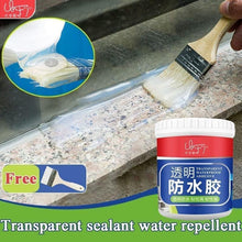 Load image into Gallery viewer, Transparent Waterproof Glue for Roof Leakage Crack Seal Glue 300gm, Crack Seal Agent Roof Water Leakage Solution Transparent Glue Waterproofing (A1 300G)