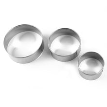 Load image into Gallery viewer, Stainless Steel Cookie Cutter with 4 Shape 3 Sizes Heart Round Star and Flower, 12 Pieces