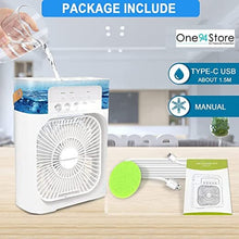 Load image into Gallery viewer, Portable Humidifier Air Cooler Fan