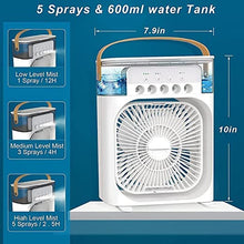 Load image into Gallery viewer, Portable Humidifier Air Cooler Fan
