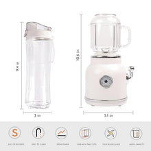 Load image into Gallery viewer, Retro Juicer Blender Kitchen Food Chopper, Meat, Vegetables, Onion Slicer Garlic Slicer Dicer Food Processor with Bowl (portable juicer)
