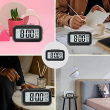 Load image into Gallery viewer, Back light control LCD alarm clock