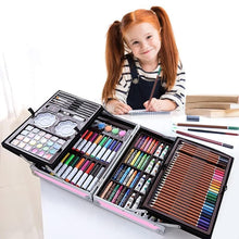 Load image into Gallery viewer, Kids Art Drawing & Painting Set/Art Drawing Color Set for Kids Case Art and Craft Supplies Drawing and Painting Set Great Gift