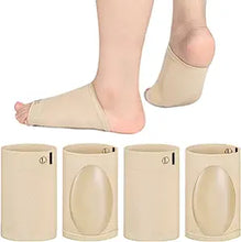 Load image into Gallery viewer, Soft Elastic Arch Foot Brace Gel Pad Inside Feet Brace Plantar Metatarsal Compression Sleeve for Pain Relief