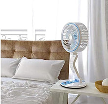 Load image into Gallery viewer, Rechargeable Multifunction Folding Fan with LED light 360° Rotating