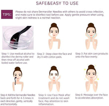 Load image into Gallery viewer, Derma Roller with Titanium Alloy Micro Needles 0.5mm, Safe & Effective Reduces Hair Fall Suitable for Beard Also | Stimulates Hair Follicles | Easy to Use (Pack of 1)