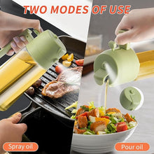 Load image into Gallery viewer, Glass Oil Sprayer and Dispenser Bottle, Premium Nozzle (2 IN 1 OIL DISPENSER AND SPRAYER)