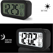 Load image into Gallery viewer, Back light control LCD alarm clock
