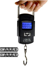 Load image into Gallery viewer, Electronic Portable Fishing Hook Type Digital LED Screen Luggage Weighing Scale, 50 kg/110 Lb