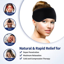 Load image into Gallery viewer, Migraine Relief Cap, Cold Therapy Headache Relief Hat
