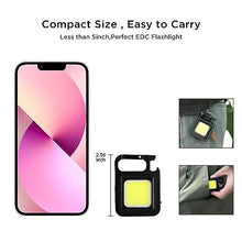 Load image into Gallery viewer, Mutipurpose Keychain Emergency Light - Key chain Led Light | USB Torch Light Rechargeable | Portable Key Chain Emergency Light for Camping Car Repairing, Bottle Opener | Magnetic Pocket Light