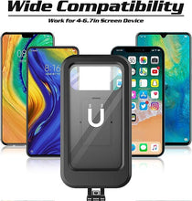 Load image into Gallery viewer, Premium Waterproof Bike Phone Holder 360° Rotation Motorcycle Waterproof Phone Case Universal Bicycle Handlebar Phone Mount with Sensitive Touch Screen for All Smartphone