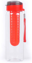 Load image into Gallery viewer, FRUTICA Water Bottle Red 750 ml PET Fruit Infuser