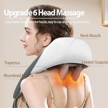 Load image into Gallery viewer, Massagers For Neck&Shoulder With Heat, Neck Massager, Shiatsu Neck&Back Massager With Heat Electric Shoulder Massagers, Deep 5D Kneading Simulated Manual Massage