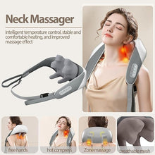 Load image into Gallery viewer, Massagers For Neck&Shoulder With Heat, Neck Massager, Shiatsu Neck&Back Massager With Heat Electric Shoulder Massagers, Deep 5D Kneading Simulated Manual Massage