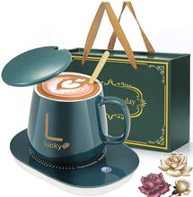 Load image into Gallery viewer, Ceramic Coffee Mug Warmer Electric Heater Smart Cup