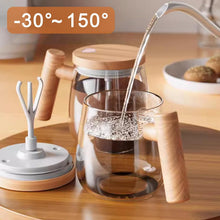 Load image into Gallery viewer, Coffee Mug, Glass Electric High Speed Mixing Cup, Automatic Mixing Mug Rotating, 400ml Battery Powered Stirring Cup to Stir Coffee/Milk/Protein Powder at Desk