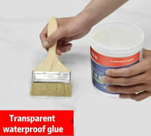 Load image into Gallery viewer, Transparent Waterproof Glue for Roof Leakage Crack Seal Glue 300gm, Crack Seal Agent Roof Water Leakage Solution Transparent Glue Waterproofing (A1 300G)