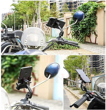 Load image into Gallery viewer, Heavy Metal Mobile Holder for Bikes | 360° Rotation Motorcycle Handlebar Bicycle Phone Mount Mobile Stand for Bike Ideal for Maps and GPS Navigation
