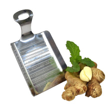 Load image into Gallery viewer, Stainless Steel Ginger/Garlic Grater Big
