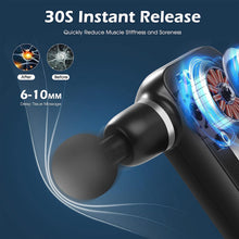 Load image into Gallery viewer, Blueidea 32 Speed Massage Gun, 8 Attachments, Type-C Charging, Full Body Massager, Deep Muscle Massager, for Pain Relief and Relaxation of Neck, Shoulder, Back, Foot for Men & Women
