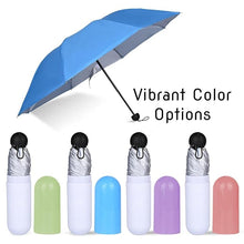Load image into Gallery viewer, Portable UV Protection Foldable Portable Waterproof Capsule Umbrella For Rain while traveling