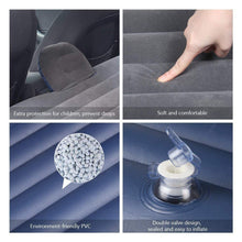 Load image into Gallery viewer, Car Travel Vehicle Inflatable Cushion Car Mattress with Two Pillows Car Pump and Rep Tikki for Car Travel