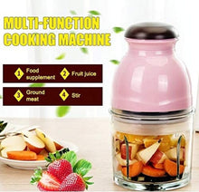 Load image into Gallery viewer, Mini Electric Food Chopper | Multipurpose Portable Grinder for Vegetables, Fruits, Meat, Nuts & Baby Food | Compact & Easy to Clean