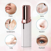 Load image into Gallery viewer, Facial epilator hair removal machine for women - face, chin, cheek, eyebrow, upper lip hair remover for women, usb rechargeable epilator machine (White)