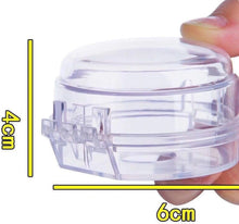Load image into Gallery viewer, Gas Stove Knob Covers for Child Safety Clear Lock Protector Oven Knobs with Strong Adhesive Toddler Protection Safety, Baby Proof Locks Universal Home Kitchen(Pack of 2)