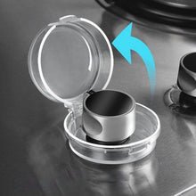 Load image into Gallery viewer, Gas Stove Knob Covers for Child Safety Clear Lock Protector Oven Knobs with Strong Adhesive Toddler Protection Safety, Baby Proof Locks Universal Home Kitchen(Pack of 2)