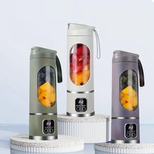 Load image into Gallery viewer, Portable Juicer Mixer Blender for Juices, Smoothies, Cold Coffee, Rechargeable 10 Blades Bottle Juicer Smoothie Maker, Fruits Mixer Grinder for Home, Office, Gym, Travel, 450ML