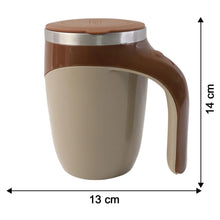 Load image into Gallery viewer, Self Stirring Magnetic Coffee Mug | Automatic Self Stirring Coffee Mug with Stainless Steel Inner | Automatic Stirring Mug for Coffee, Milk, Cocoa & Drinks
