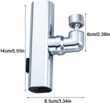 Load image into Gallery viewer, Faucet Shower, Water Saving, Sprayer, Foam, 360 Degree Rotation, Neck Tip, Pressure Increasing Shower Faucet, 3 Types of Water Flow Switching, Rainfall Type Shower, Pure Copper Plating, Shockproof,