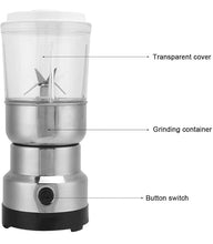 Load image into Gallery viewer, NIMA Electric Coffee, hurbs and Spice Grinder, Stainless Steel, Removable Chamber, 2-in-1 Multifunction