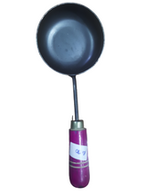 Load image into Gallery viewer, Iron Tadka Pan/Fry Pan with wooden Handle for Kitchen