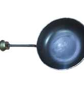 Load image into Gallery viewer, Iron Tadka Pan/Fry Pan with wooden Handle for Kitchen