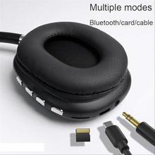 Load image into Gallery viewer, Wireless P9 Plus Headphones/24 Hrs Playtime/Speed Charge, Fast Pair/Soft Ear Cushions/Over-Ear Lightweight Headset(Black)