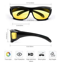 Load image into Gallery viewer, HD Vision Day & Night Unisex Goggles Polarized Sunglasses Men And Women 100% UV Protection Driving All Bikes and Car Anti-Glare Glasses Combo Pack of 2 (Yellow And Black, Large Size)