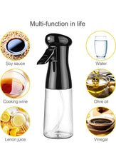 Load image into Gallery viewer, Oil Sprayer for Cooking, 210ml Glass Oil Dispenser Bottle Spray Mister, Refillable Food Grade Oil Vinegar Spritzer Sprayer Bottles for Kitchen.