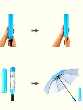 Load image into Gallery viewer, Bottle Shape Foldable Umbrella with Case – Compact Manual Portable Umbrella for Women, Men, and Kids