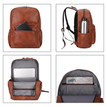 Load image into Gallery viewer, Multipurpose Leather Shoulder Bag – Perfect for Business, School, Collage & Daily Use 15.6 L Laptop Support