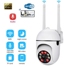 Load image into Gallery viewer, 1080p V380 Pro App 360 Degree Watch Live Streaming | Smart Wi-fi Wireless CCTV Security Camera Light Vision, Remote Indoor Mini Dome